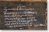 A blackboard in Xien Kok (Bokeo province)