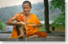 Monk at work (Sayaburi province)