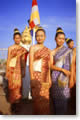 The That Luang festival in Vientiane (in november)