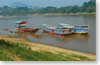 Boats fot transportation on the Mekong river