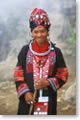 Young lady of the Oma ethnic minority  (trekking in Phong Sally province)