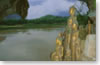 The Buddhas of Tham Thing in front of Mekong (near to Luang Prabang)