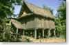 Traditional house in South Laos (province de Savannakhet)