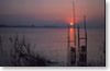 Mekong river at sunset (Vientiane)